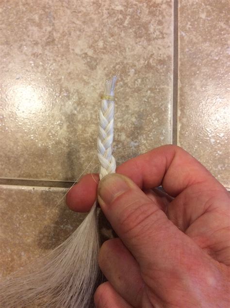 how to make a horse hair bracelet